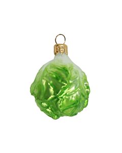 Gisela Graham Brussel Sprout Glass Decortion 5cm